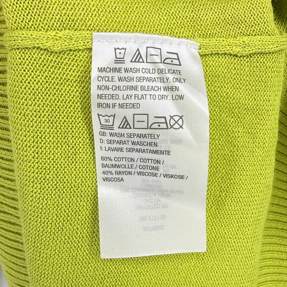 Belle by Kim Gravel Preppy Rainbow Cuff Sweater Women's Size Large Boat Neck - Picture 6 of 6